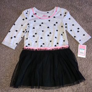 Circo Halloween Black Cat Dress, Size 4T, New With Tags